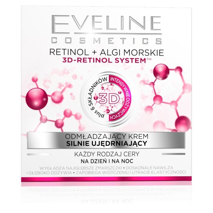 Eveline, krem,silnie ujedr.,Retinol+Algi morskie, 50 ml main product photo