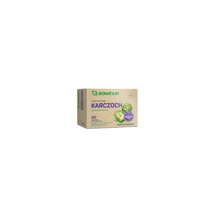 Bonatium Karczoch tabletki powlekane, 60 sztuk main product photo