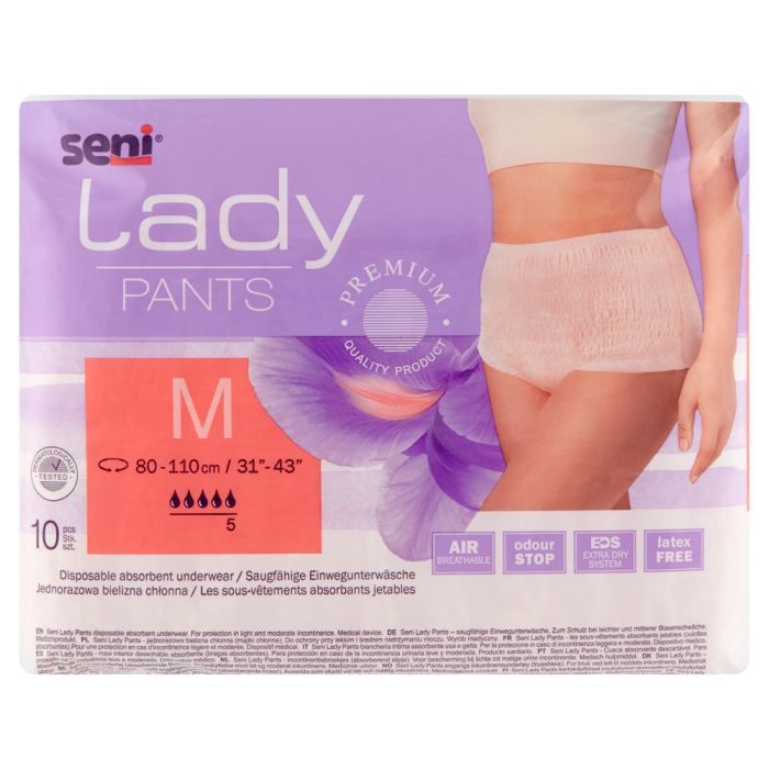 Seni Lady Pants, majtki chłonne, rozmiar M, 10 szt. main product photo