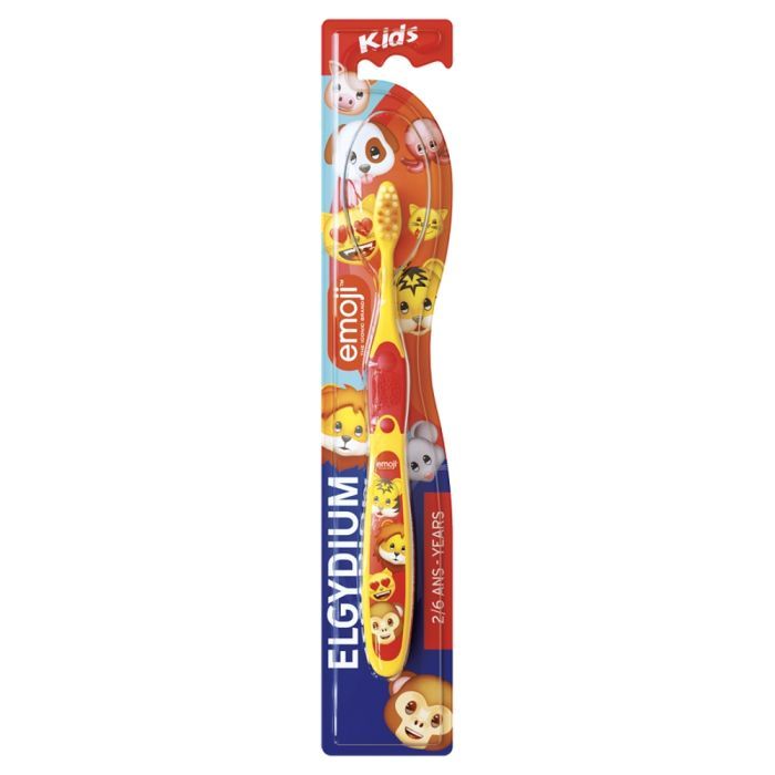 Elgydium Emoji Kids, szczoteczka do zębów dla dzieci 2-6 lat, 1 szt. main product photo
