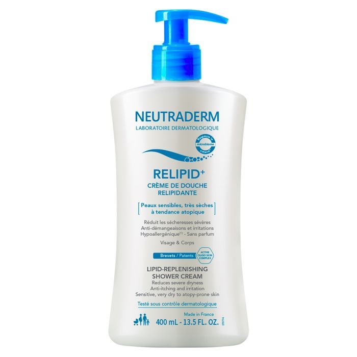 Neutraderm Relipid+,krem,d/m,p/prysz,odbud.warst.lipid,400ml main product photo