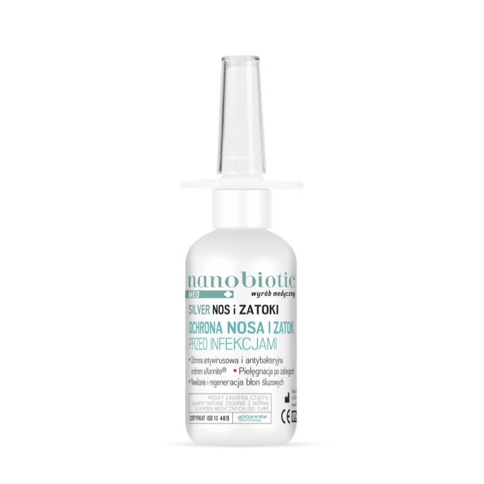 Nanobiotic Med Silver Nos i Zatoki, spray, 30ml main product photo
