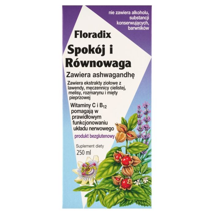 Floradix Spokoj i Rownowaga, plyn, 250 ml main product photo