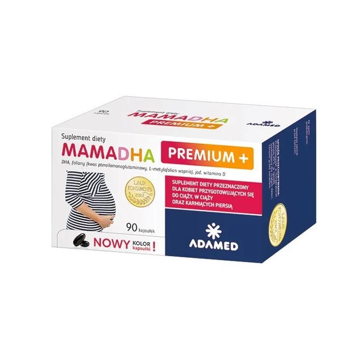 MamaDHA Premium+, kapsułki, 90 szt. main product photo
