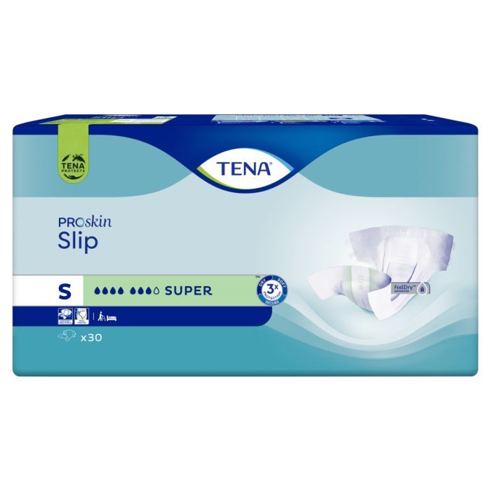 TENA Slip ProSkin Super, pieluchomajtki, rozmiar S, 30 szt. main product photo