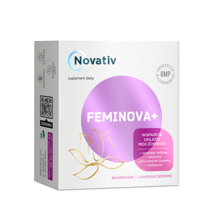 Novativ Feminova+, kapsułki, 60 sztuk main product photo