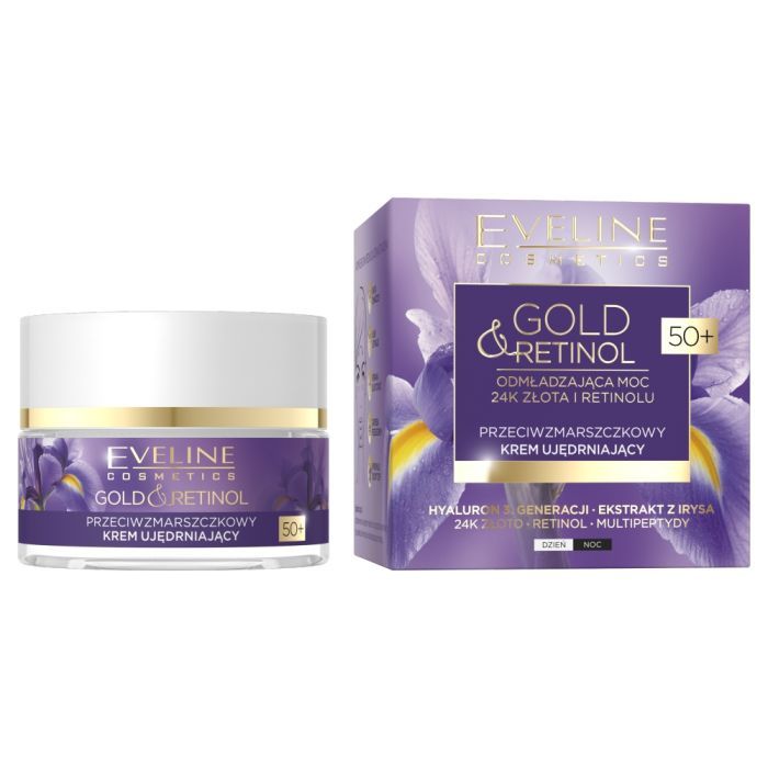 Eveline Gold & Retinol, krem, p/zmarsz.,ujedrn.,50+, 50 ml main product photo