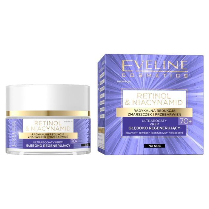 Eveline Retinol&Niacyn., krem,ultrabog.,regener.70+,50ml main product photo