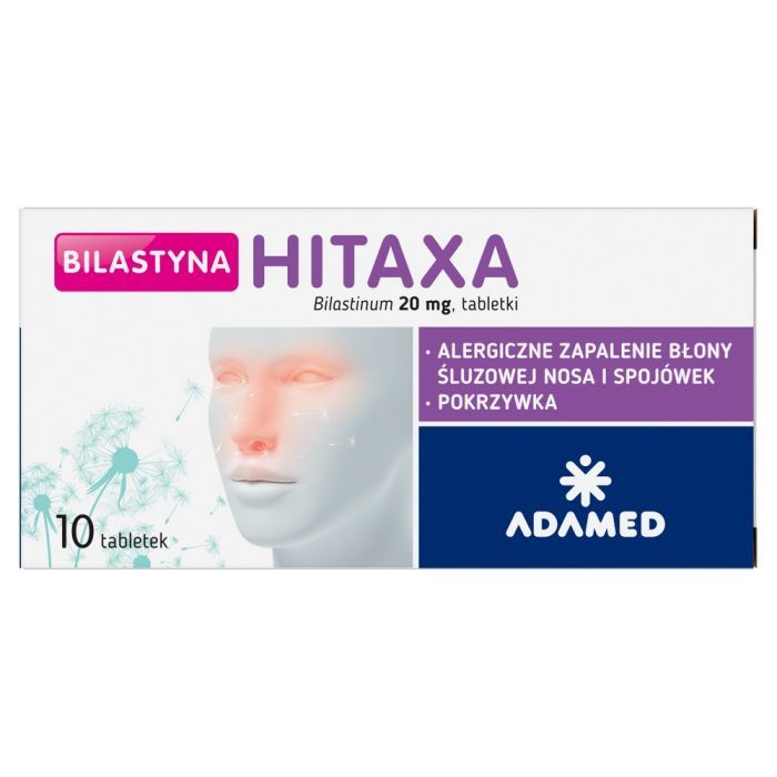 Bilastyna Hitaxa, 20 mg, tabl., 10 szt main product photo