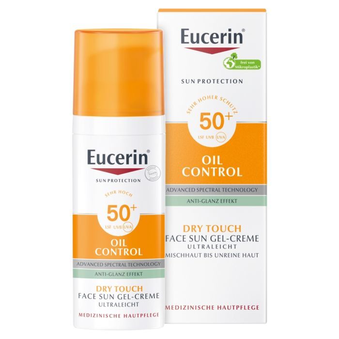 Eucerin Oil Control SPF50+ Dry Touch, zel-krem,ochr.,50 ml main product photo