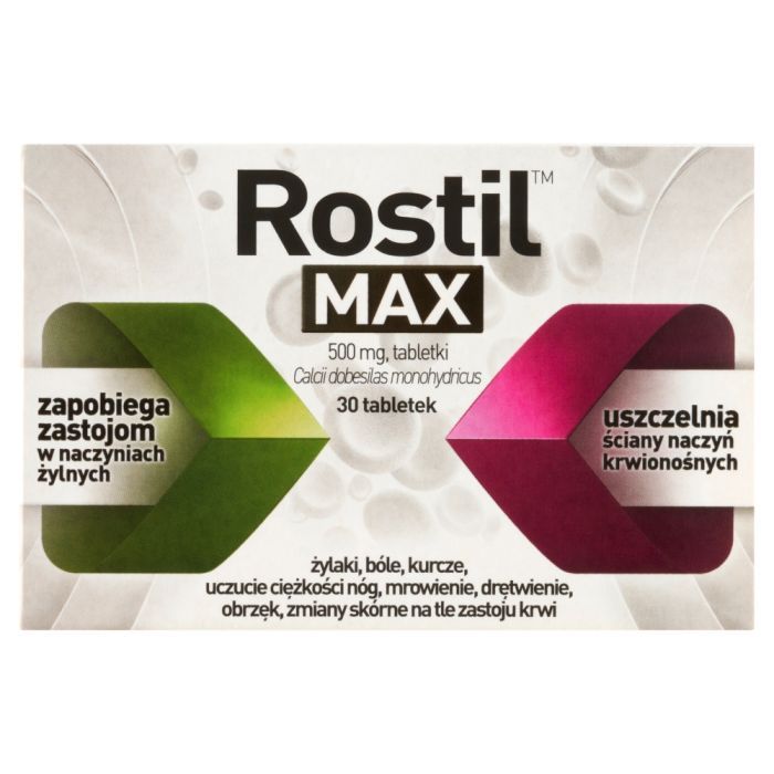 Rostil max, 500 mg, tabl., 30 szt main product photo