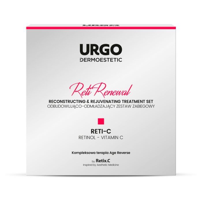 Urgo Dermoestetic Reti-Renewal, odbudowująco-odmładzający zestaw zabiegowy, 1 szt. main product photo