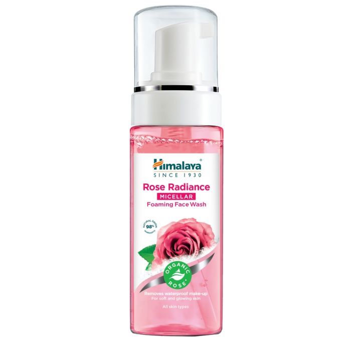 Himalaya, pianka,rozswietlajaca,do mycia twarzy z roza,150ml main product photo