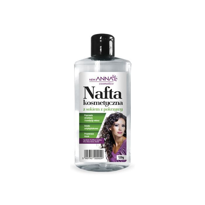 New Anna Cosmetics, nafta kosmetyczna, płyn z pokrzywą, 120 g main product photo