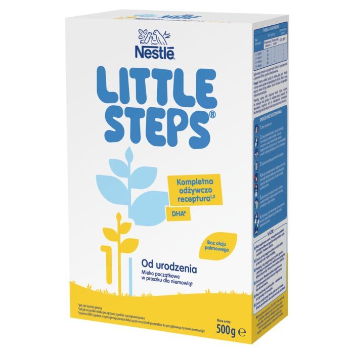 Mleko Little Steps 1, prosz,poczat..d/niemowl,od urodz, 500g main product photo