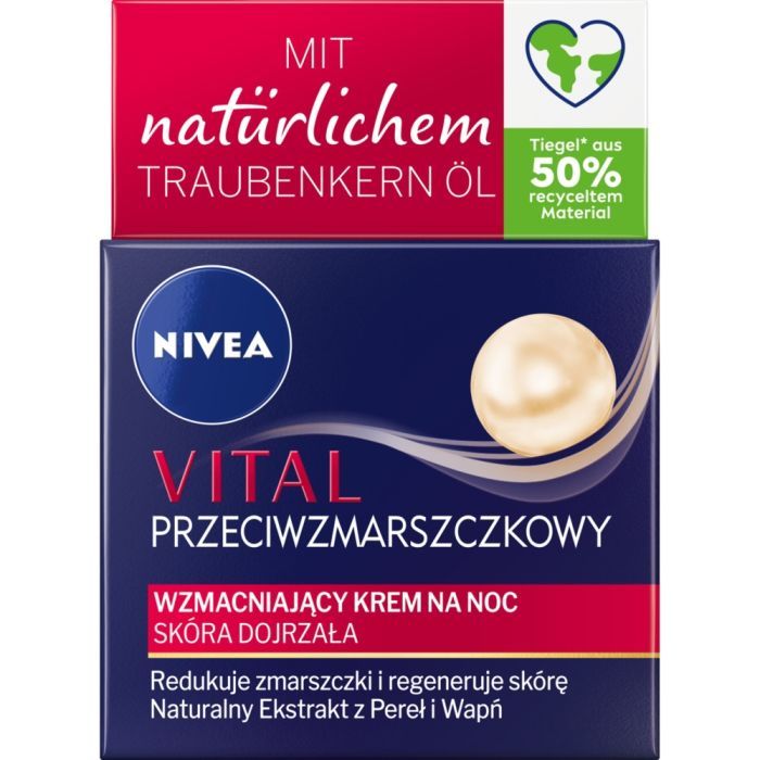 Nivea Vital, krem, wzmacniajacy, sk.dojrz.,n/noc, 50 ml main product photo