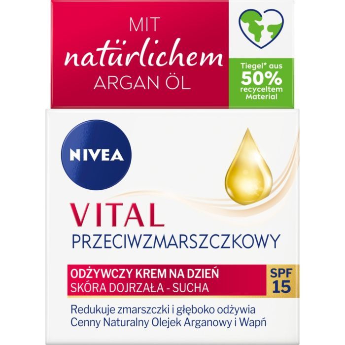 Nivea Vital, krem, p/zmarsz.,odzyw.,n/dzien, 50 ml main product photo