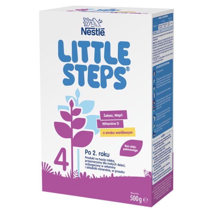 Mleko Little Steps 4, prosz., pow., 2 r.z., 500 g main product photo