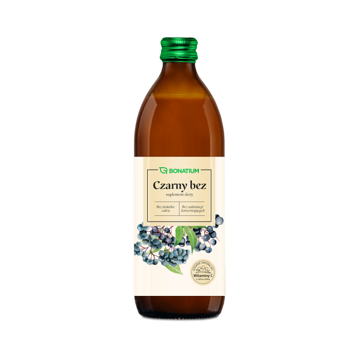 Bonatium Czarny bez sok, 500 ml main product photo