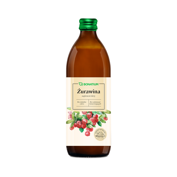 Bonatium Żurawina sok, 500 ml main product photo