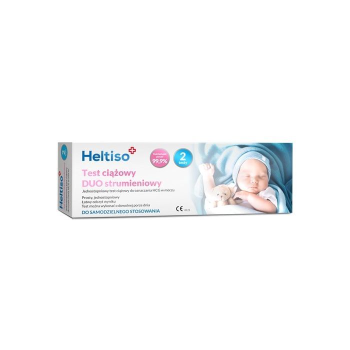 Heltiso test ciążowy Duo (strum.+strum.), 2 sztuki main product photo