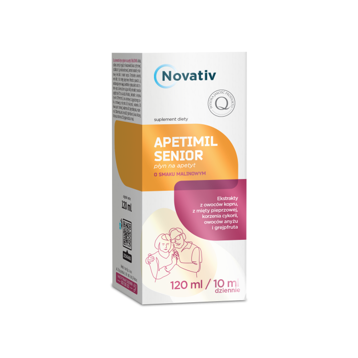 Novativ Apetimil Senior, płyn, 120 ml main product photo