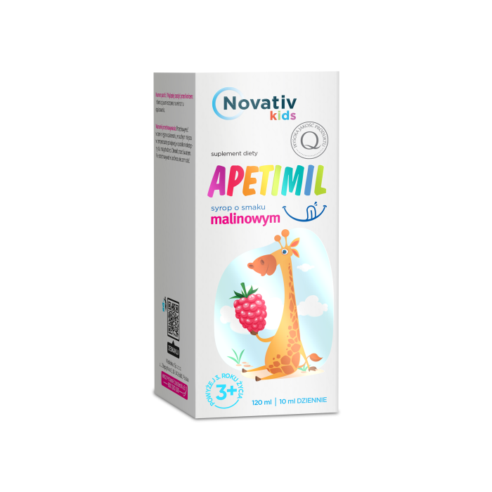 Novativ Kids Apetimil, syrop, 120 ml main product photo