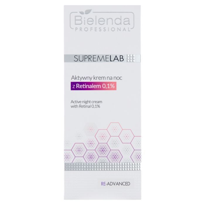 Bielenda Profes.SupremeL.,krem,n/noc,aktyw,Retinal.0,1%,50ml main product photo