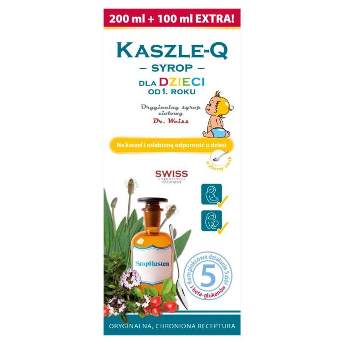 Kaszle-Q, syrop, dla dzieci, 300 ml main product photo