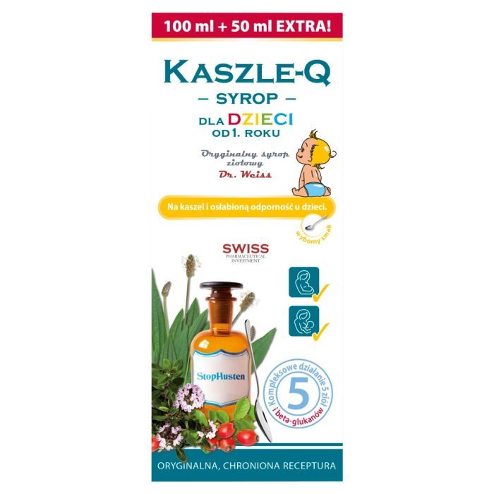Kaszle-Q, syrop, dla dzieci, 150 ml main product photo