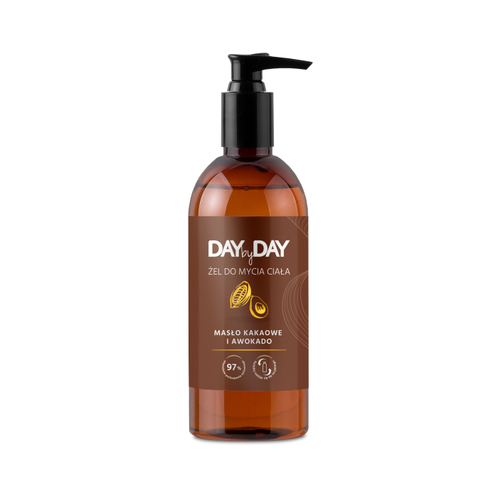 DAY by DAY, żel do mycia ciała, masło kakaowe i awokado, 400ml main product photo