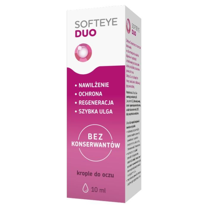 Softeye Duo, krople do oczu, 10 ml main product photo