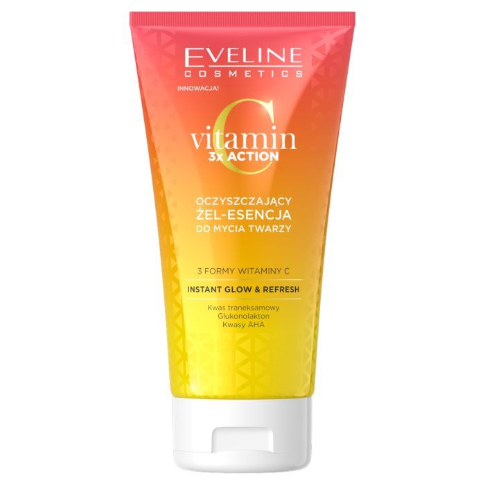 Eveline Vit.C 3xAction, zel-esencja,d/m.twarzy,oczysz.,150ml main product photo