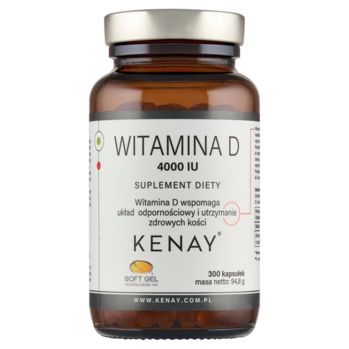 Witamina D 4000 IU kaps.,300 szt main product photo