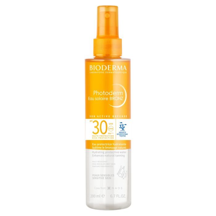 Bioderma Photoderm Eau Solaire Bronz, woda,naw,SPF30, 200ml main product photo