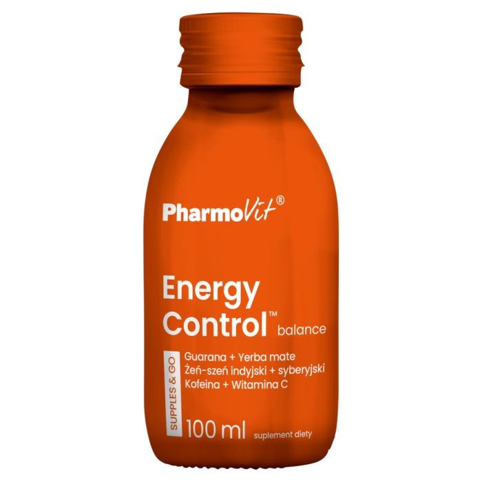 Energy Control balance supples & go Pharmovit, plyn, 100 ml main product photo