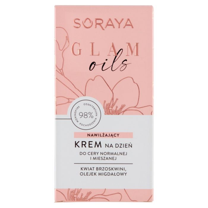 Soraya Glam Oils, krem, nawilz., n/dzien, 50 ml main product photo