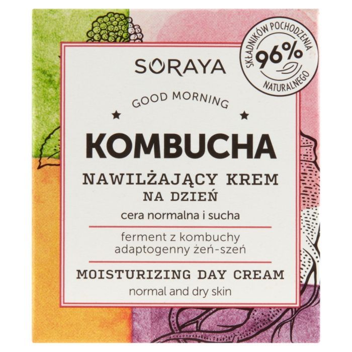 Soraya Kombucha, krem, nawilzajacy, na dzien, 75 ml main product photo