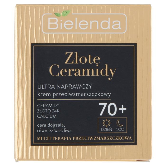 Bielenda Zlote Ceramidy, krem,ultra napraw.,p/zmar.,70+,50ml main product photo