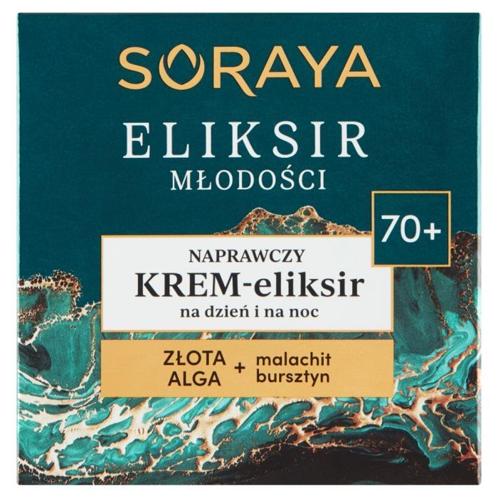 Soraya Eliksir Mlodosci, krem-eliksir,napraw,70+,n/dz/n,50ml main product photo