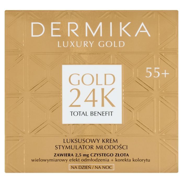 Dermika Lux.Gold 24K, krem, luksus,stym.mlod,55+,dz/n,50ml main product photo