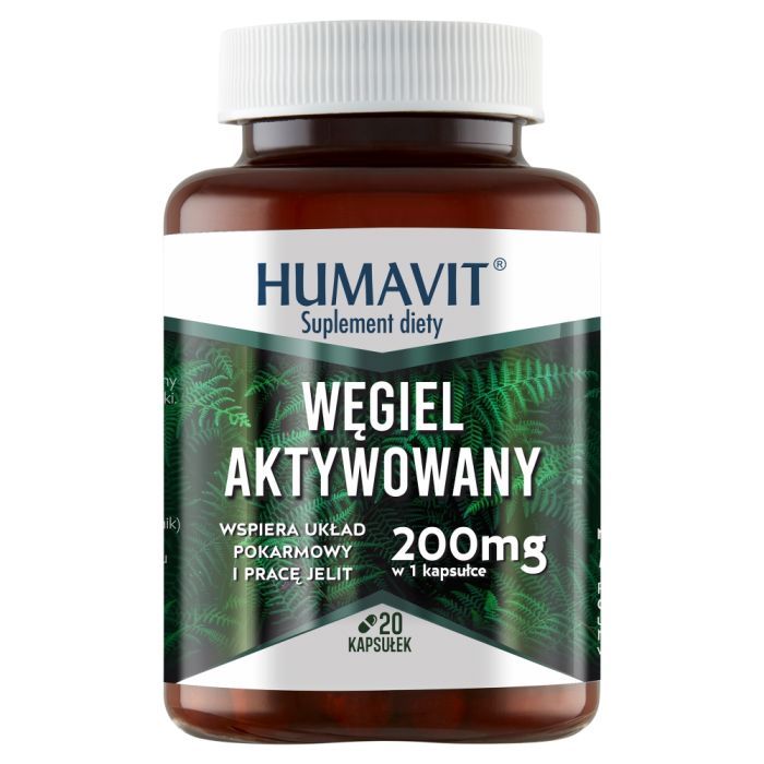 Humavit Wegiel aktywowany, kaps., 20 szt main product photo