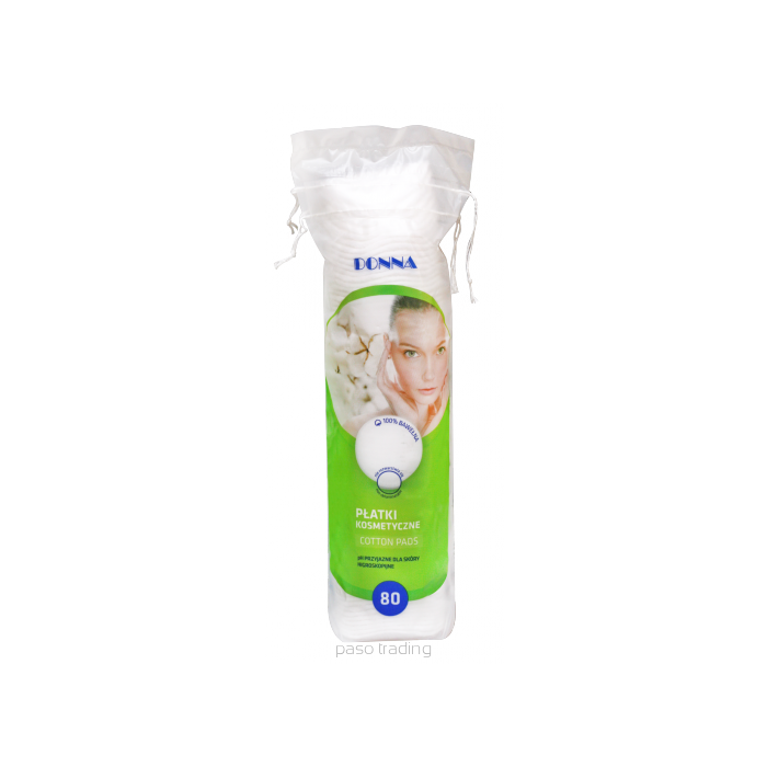 Donna, płatki kosmetyczne, bawełniane, 80 szt. main product photo