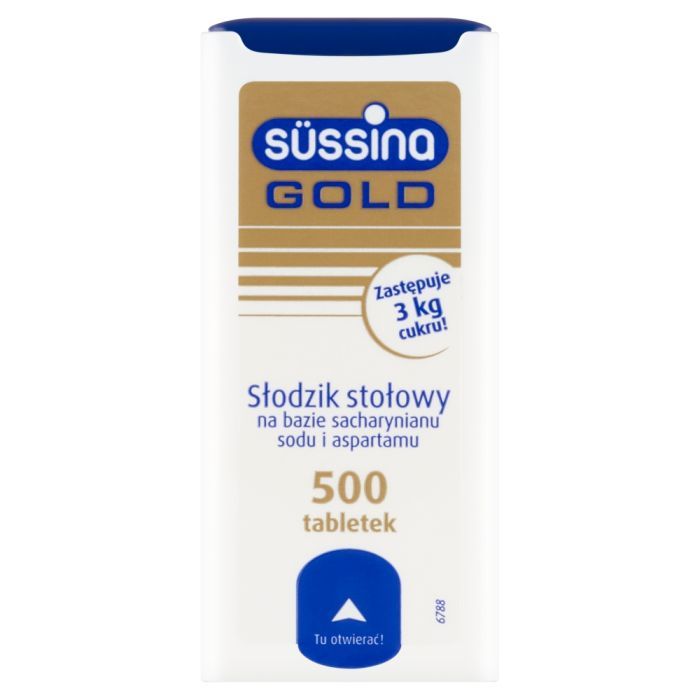 Sussina Gold, tabl.,slodzik, 500 szt main product photo
