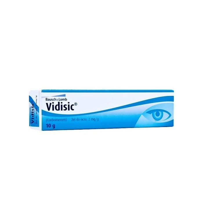 Vidisic, żel do oczu, 2 mg/g, 10 g main product photo