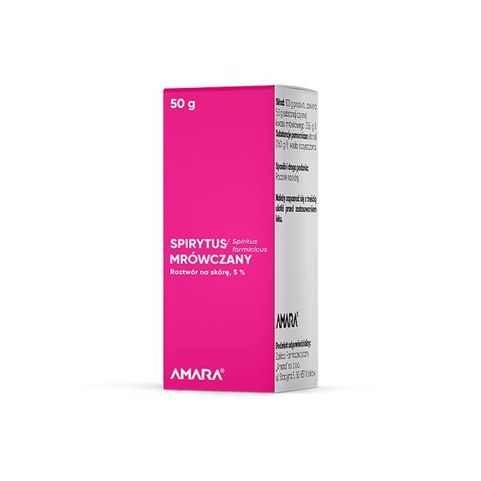 Spirytus mrówczany, płyn, 50 g (Amara) main product photo