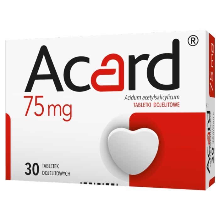 Acard, 75 mg, tabletki dojelitowe, 30 szt. main product photo