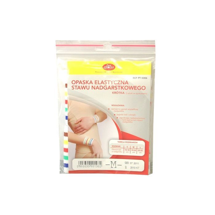 Pani Teresa Opaska elastyczna stawu nadgarstkowego, krótka, rozmiar M, 2 szt. main product photo