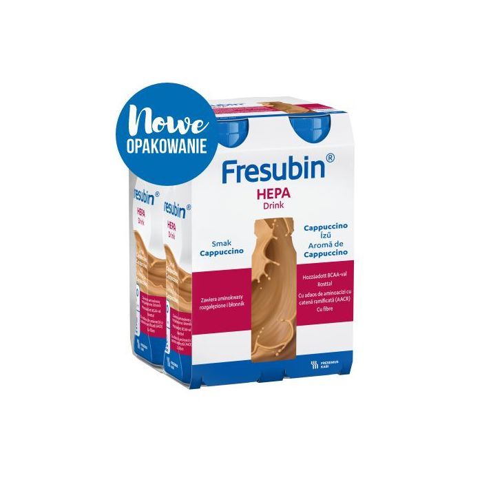Fresubin Hepa Drink o sm.cappuccino, plyn, 200 ml, 4but. main product photo