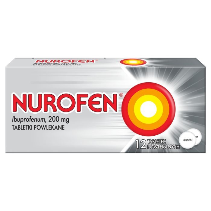 Nurofen, 200 mg, tabletki powlekane, 12 szt. main product photo